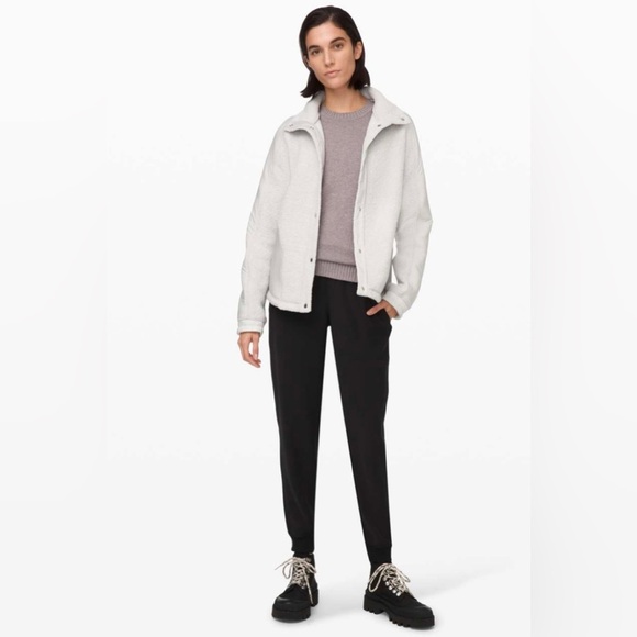 Lululemon Go Cozy Jacket Sherpa fleece size 10 - Picture 3 of 10